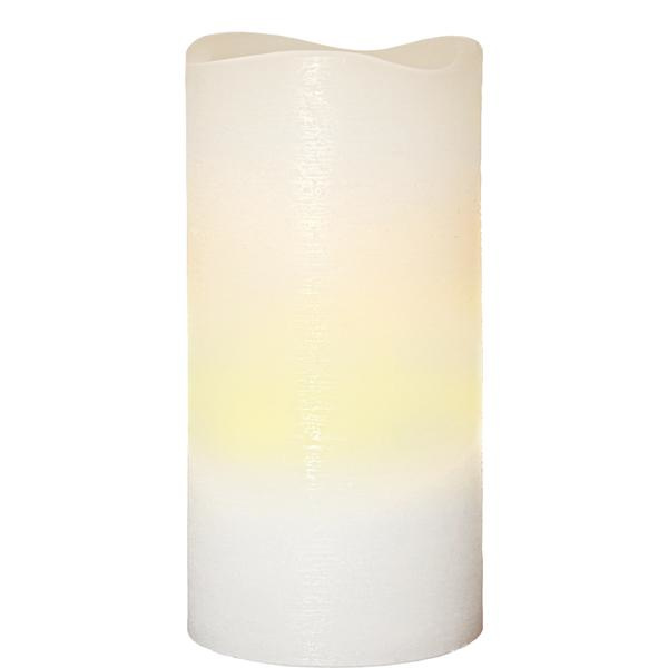 Star Trading - Batteri Blockljus LED May Marmorerad 7,5x15cm
