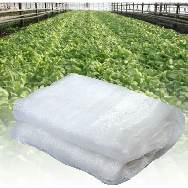 Insektnet, 2,5 x 7M insektbeskyttelsesnet, finmasket beskyttelsesnet til beskyttelse af have, drivhus, planter, frugtplantager, afgrøder
