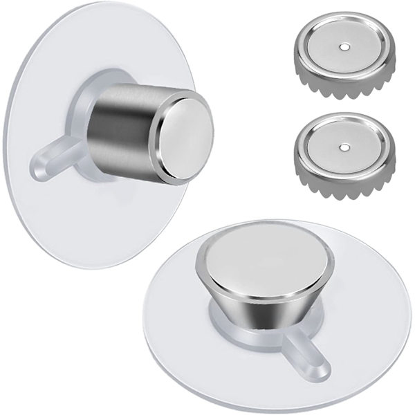 2 stk Magnetisk sæbeholder, stærk fastgørelse rustfri stålvæg Mo