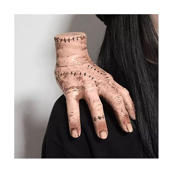 Til onsdag Addams Familiedekorationer, The Thing Hand From Wednesday Addams, Cosplay Hand By Addam Dark blue 40