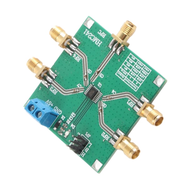 SP4T RF Switch Board DC‑3.5GHz Enpolig 4-vägs Trådlös RF-switchmodul för Basstation CATV DBS