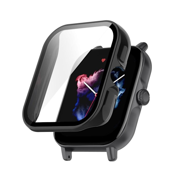 Smartwatch Fuld Beskyttelsesetui Smartwatch Skærmbeskyttelse Etui til Amazfit GTS3 Sort