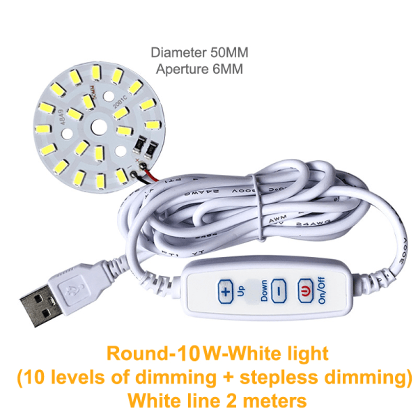 DC 5V himmennettävät LED-siru SMD LED-lamppu DIY Light säädettävä LED A11