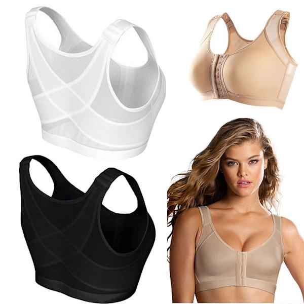 Urheiluliivit Naiset Tank Top Alusvaatteet Juoksuun Jooga Harjoittelu Musta Black XXL