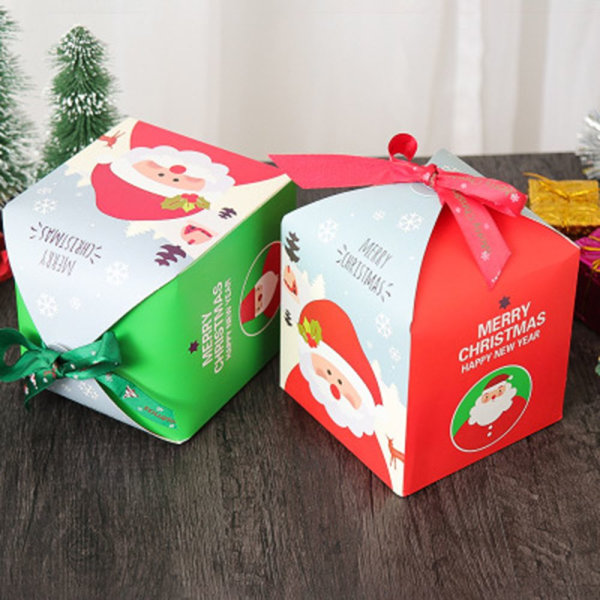 Äppellåda Fredsfruktförpackning Julklapp RÖD