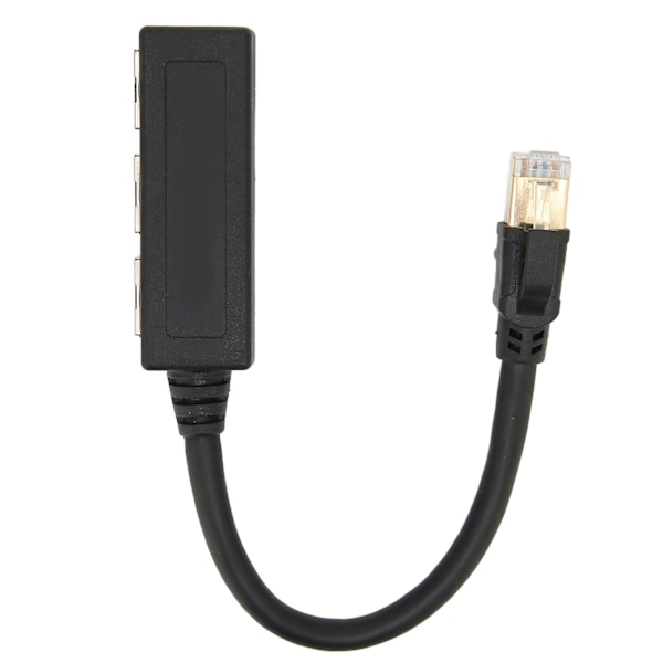 RJ45 Ethernet -sovitinkaapelin jatko 1–3 porttia, erinomainen yhteys, tiedonsiirto, hyvä signaali, Ethernet-liitäntäsovitin