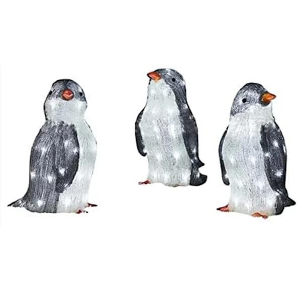 Havebelysning Penguin Akryl left penguin small