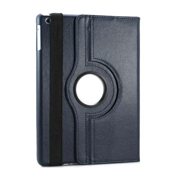 Nytt roterande läderfodral för 360 surfplattor case 234 case dark blue