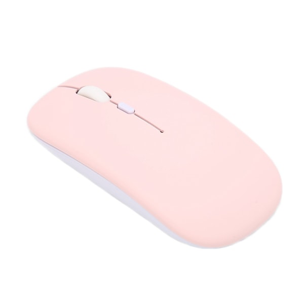 Trådlös Mus Smart Mini Portabel 3 Hastigheter DPI Justerbar Trådlös Mus för Kontor Laptop Dator Surfplatta Rosa Frostat Enkelt Läge