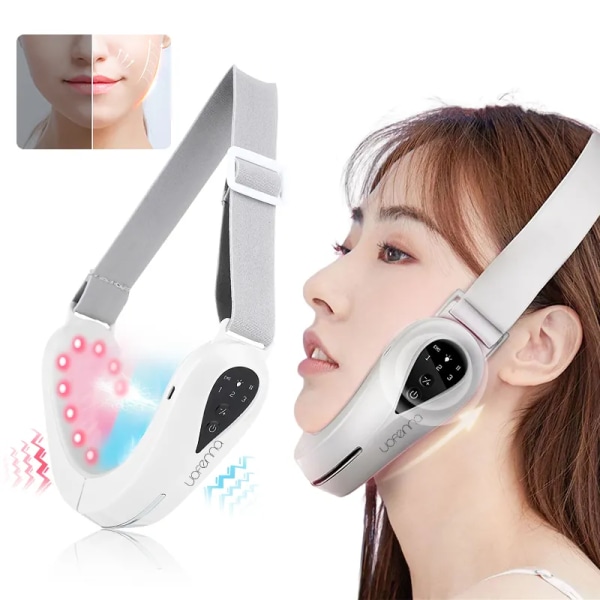 Face Massager Rising Face Beauty Tool Hvid white