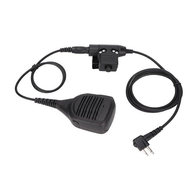 2-vejs radio skuldermikrofon 7,1 mm håndmikrofon U94 PTT med forstærket kabel til Motorola GP88 GP300 GP3688 DEP450 EP450
