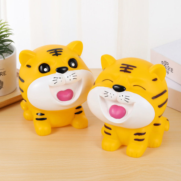 för Creative Tiger Piggy Bank Samlarobjekt Pengar Spara Spara Spara Sparkassa Förvaring Mynt Bank Barn Rum Dekoration Födelsedagspresent null - 3