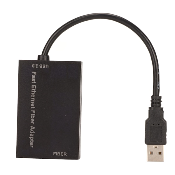 100M Ethernet Server Adapter Höghastighets Strömsparläge USB2.0 Port Enkel Optisk Port SFP Adapter för Stationära Datorer
