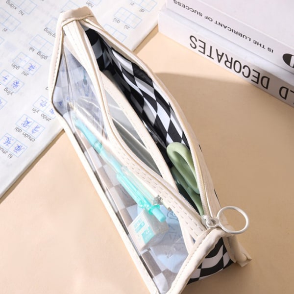 Gitter Blyantveske Blyantveske Etui Transparent Wa A1