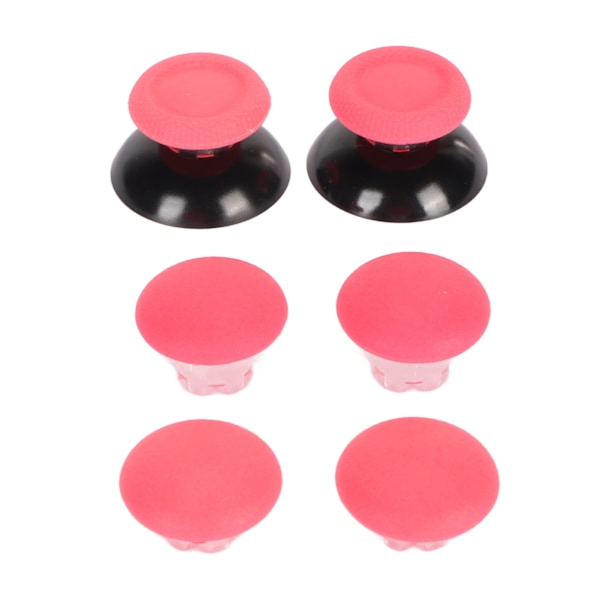 Tumgrepp 8 i 1 Multifunktionella 3D Fjärrstyrda Tumspakskåpor med 2st Tumspaksbaser för PS5 Kontroller Rosa