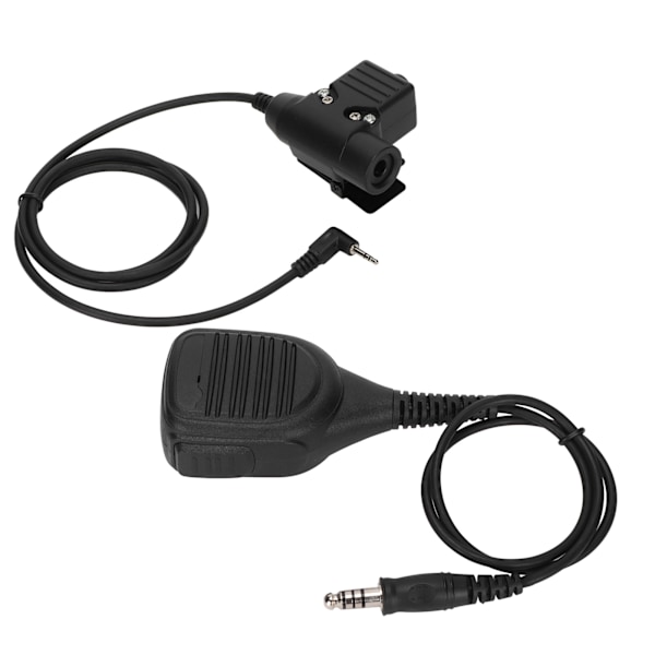 7,1 mm Axelmikrofon Walkie Talkies Mikrofon med U94 PTT för MOTOROLA T5428 6200C T80