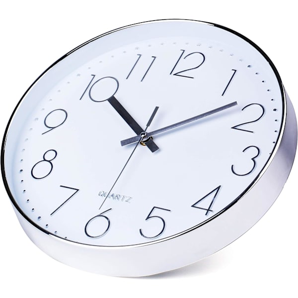 Modern Väggklocka, 30 CM Bred Dekorativ Universal Tyst Non-tic