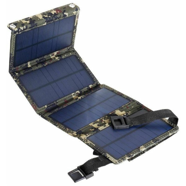 20W USB Solar Laddare Solpanel Bärbar Telefonladdare för iPhone Android Smartphones iPads Android Tabletter Vikbar solpanel för utomhuscamping