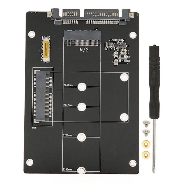 MSATA M.2 NGFF -sovitinkortti 5 Gbps MSATA M.2 NGFF -sarjaportti SSD-kiintolevylle, kaksi yhdessä -sovitinkortti SL CNS01