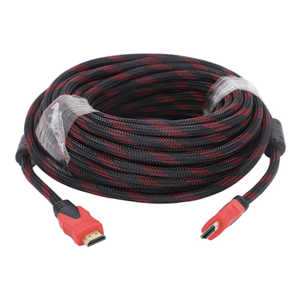 HD Multimedia Interface Kabel 15 m Længde TV Computere Projektor HD Ledning Rød Sort Stabil Transmission HD Kabel