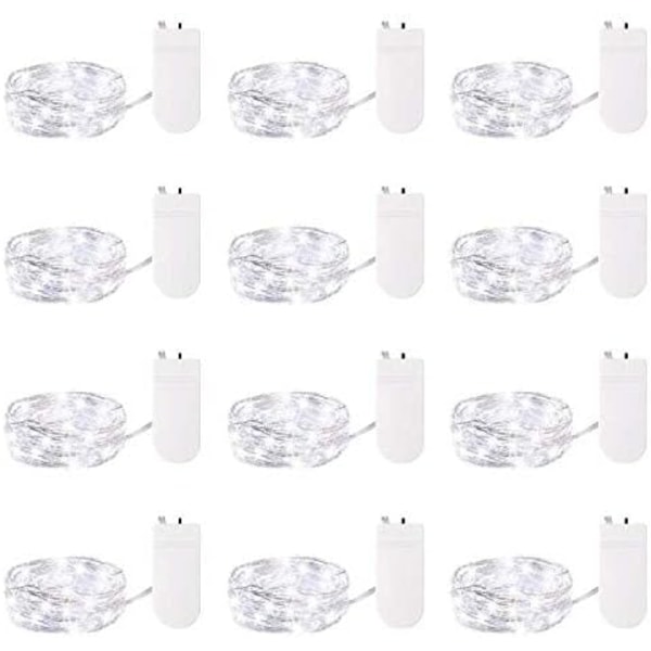 12-pack LED Fairy Lights batteridriven sträng L
