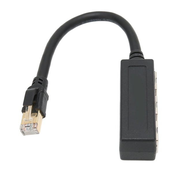 RJ45 Ethernet Adapter Kabel Forlænger 1 til 3 Port Fremragende Forbindelse Transmission Godt Signal Ethernet Socket Adapter