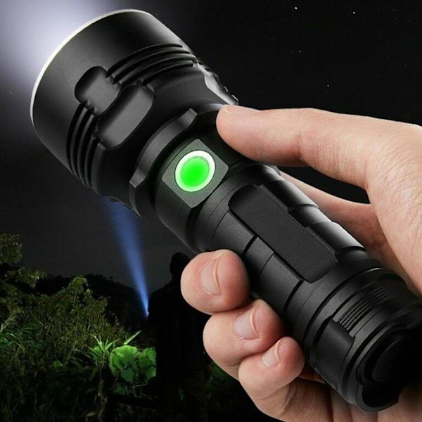 30000-100000 Lumen High Power LED Vandtæt Flash Light Ultra Bright L2