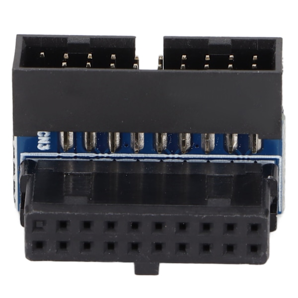 Pystysuuntainen Pin-sovitin USB3.0 19Pin 20Pin Nopea Signaalinsiirto Pöytätietokoneen Emolevyn Sovitin