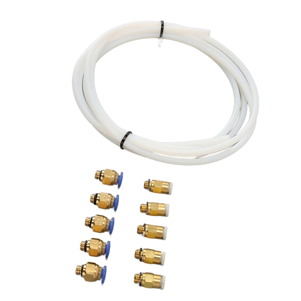 PTFE-slange med PC4 M6 KJH04 M6 pneumatiske koblinger for 1,75 mm filament PLA ABS for Bambu Lab 3D-printer