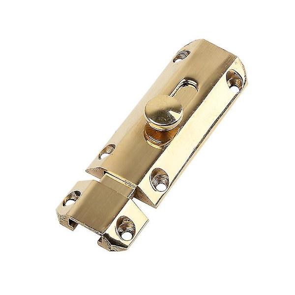 Messing dørbolt lås Skyvedør lås Slitesterk Heavy Duty Sikkerhet Baderomsdør lås