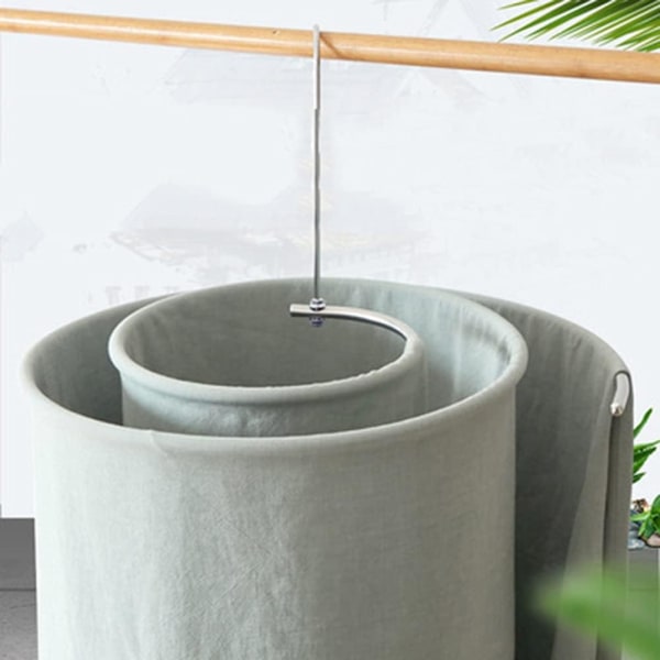 Spiralformad torkställning, hängare för tvättställ Avtagbar spiral torkställning i rostfritt stål