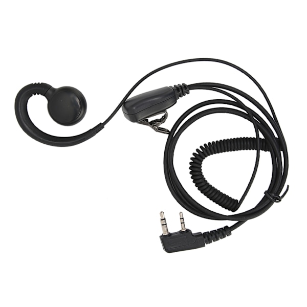 Walkie Talkie Headset 180° Roterbar K Huvud Mikrofon Hörlurar för Baofeng UV‑5R Walkie Talkie