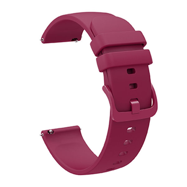 SKALO Silikoniranneke Amazfit Bip/Bip U/Bip U Pro/Bip S - Valitse väri Wine red