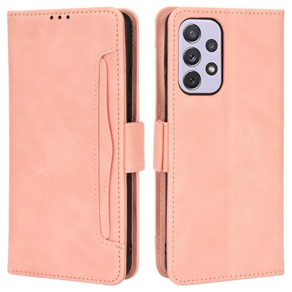 SKALO Samsung A53 5G 6-lokeroa Lompakkokotelo - Pinkki Pink