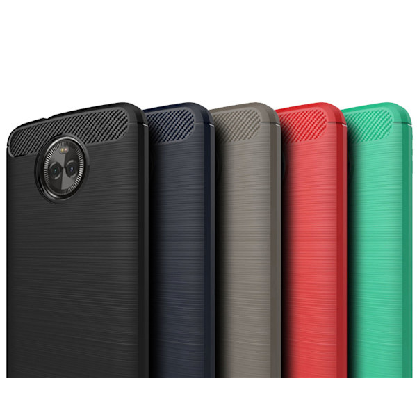 Stöttåligt Armor Carbon TPU-skal Moto X4 Red
