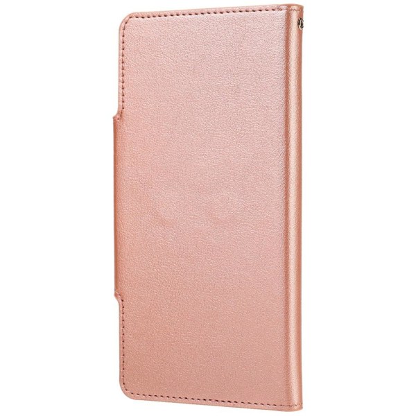 SKALO Samsung S23 Plus DOLIZMA 2 i 1 magnetisk pungetui - Rosa g Pink gold