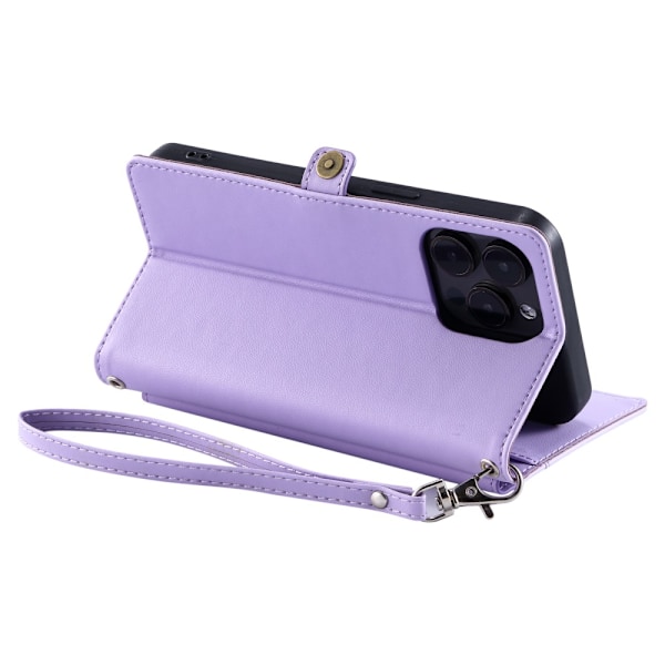 SKALO iPhone 16 Pro Evelope Clutch 5-RUM - Lilla Purple