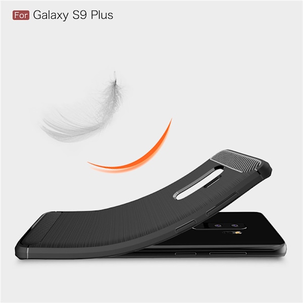 SKALO Samsung S9 Plus Armor Carbon Stöttåligt TPU-skal - Fler färger grå