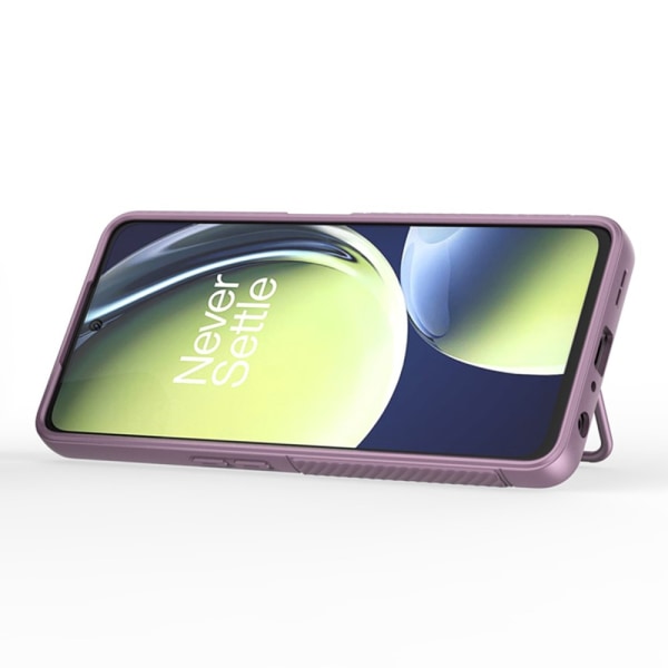 SKALO OnePlus Nord CE 3 Lite 5G Twill 2.0 TPU-kuori telineellä - Purple