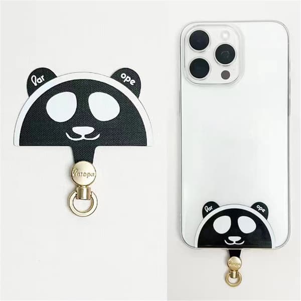 SKALO AROPE Universal Patch til Bærestrop til Mobil - Panda Multicolor