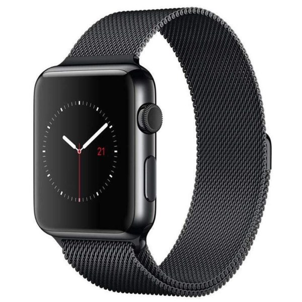 SKALO Milanese Loop Apple Watch 38/40/41mm - Vælg farve Black