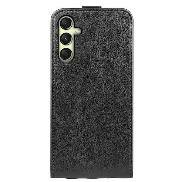SKALO Samsung A16 Vertical Flip PU-Läder Plånboksfodral - Svart Svart