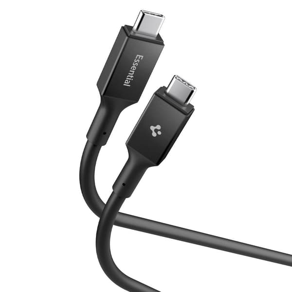 Spigen EB10020CC Essential USB-C-kaapeli 100W 2m - Musta Black