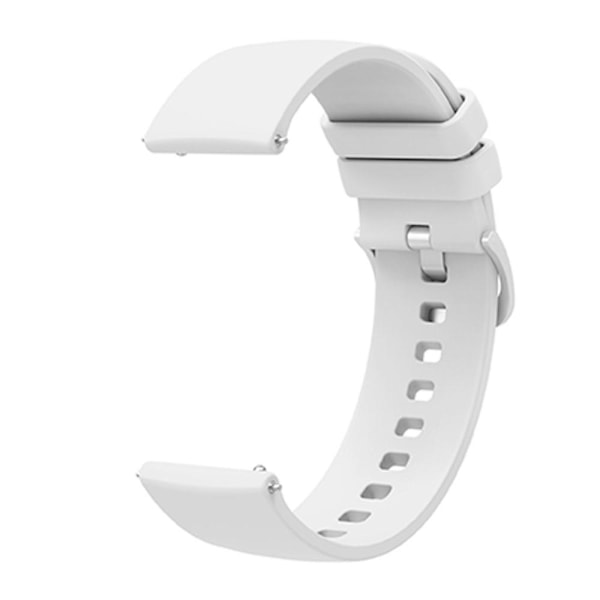 SKALO Silikonearmbånd til Samsung Watch 6 Classic 43mm/47mm - Vælg farve White