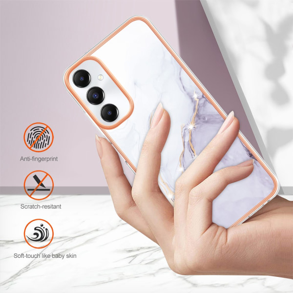 SKALO Samsung A05s 4G Marmor TPU-skal - Motiv 3 multifärg