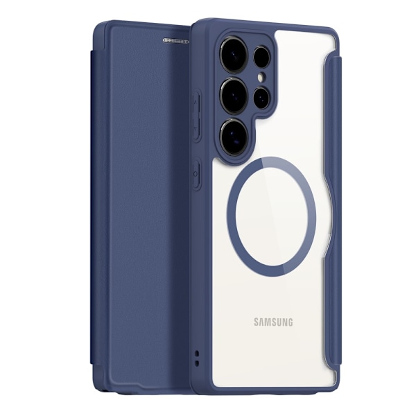 DUX DUCIS Samsung S25 Ultra Skin X Pro Plånbok - Blå Blå