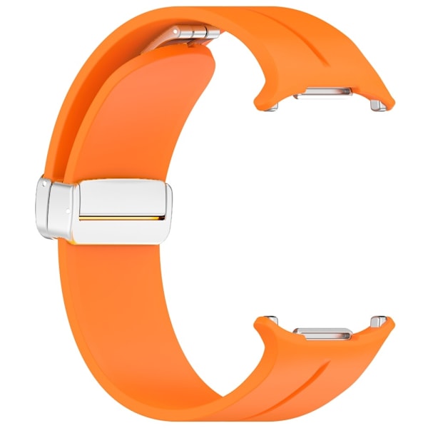SKALO Silikonearmbånd metallspænde Samsung Watch Ultra 47mm - Vælg farve Orange