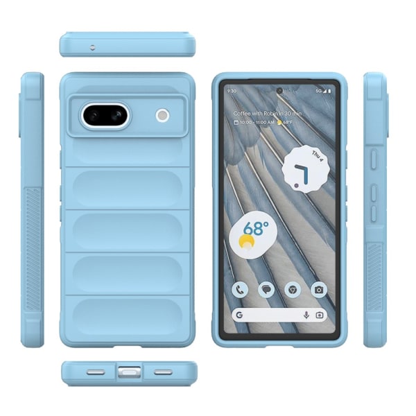 SKALO Google Pixel 7a Rugged Bumpers TPU-Skal Turkos