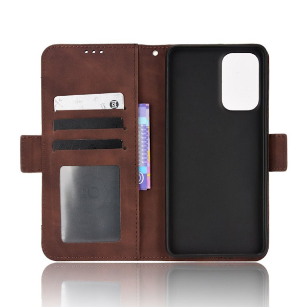 SKALO Samsung A53 5G 6-RUM Pungetaske - Brun Brown