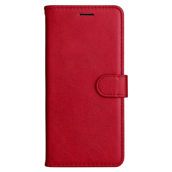 SKALO Motorola Edge 50 5G PU-læder Pungetui - Vælg farve Red
